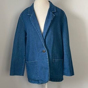 Vintage 90’s -Y2K Joanna Jean Cotton Blazer